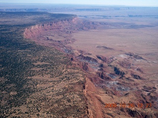 1033 6ns. aerial - cliffs north of Grand Canyon