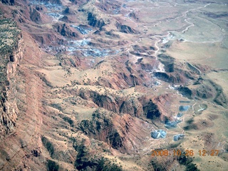 aerial - Grand Canyon just after sunrise