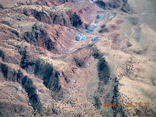 aerial - cliffs north of Grand Canyon