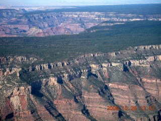 aerial - north of Grand Canyon