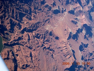 aerial - Canyonlands - Colorado River (looking for picnic tables)