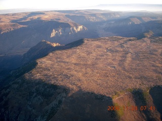 aerial - Arches area at sunrise - LaSalle Mountains