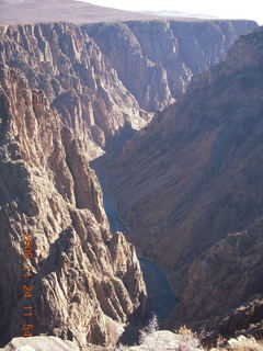 164 6pq. Black Canyon of the Gunnison National Park view - river