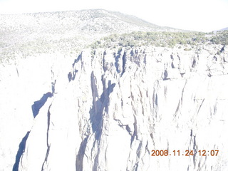 Black Canyon of the Gunnison National Park overexpose view (artsy)