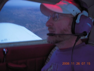 Adam flying N4372J over Arches