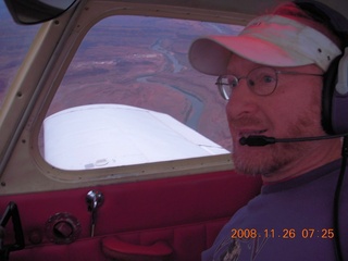 aerial - LaSalle Mountains, early dawn