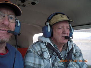 aerial - Canyonlands (CNY) to Hanksville (HVE), cloudy dawn