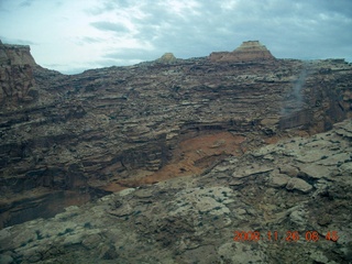 97 6ps. flying with LaVar - aerial - Utah backcountryside - Hidden Splendor canyon approach