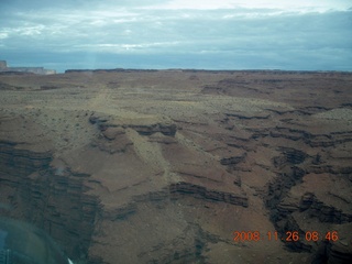 flying with LaVar - aerial - Utah backcountryside - Hidden Splendor canyon approach