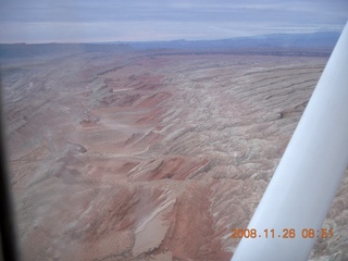 flying with LaVar - aerial - Utah backcountryside - Hidden Splendor canyon departure