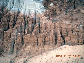 137 6ps. flying with LaVar - aerial - Utah backcountryside - Goblin Valley State Park