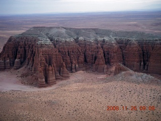 169 6ps. flying with LaVar - aerial - Utah backcountryside - Gilson Butte