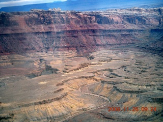 flying with LaVar - aerial - Utah backcountryside - Gilson Butte