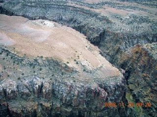 Flying with LaVar Wells - river bed raised *above* surrounding land - aerial