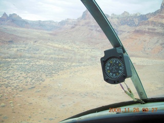 flying with LaVar - aerial - Utah backcountryside - river slot canyon