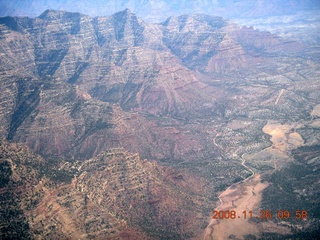 flying with LaVar - aerial - Utah backcountryside