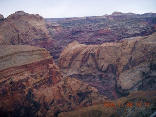 509 6ps. flying with LaVar - aerial - Utah backcountryside - Hidden Splendor canyon approach