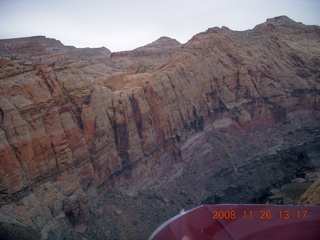 flying with LaVar - aerial - Utah backcountryside - Hidden Splendor canyon approach