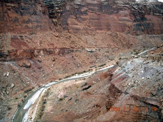 541 6ps. flying with LaVar - aerial - Utah backcountryside - Hidden Splendor canyon departure