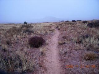 Canyonlands National Park - sign in headlights