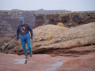 Canyonlands National Park - Lathrop trail hike - Adam at white rim