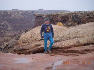 Canyonlands National Park - Lathrop trail hike - Adam at white rim