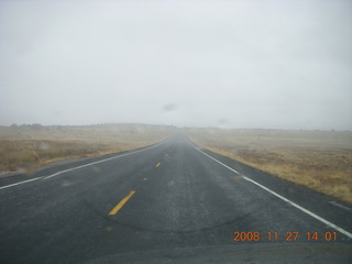 Canyonlands National Park - foggy road