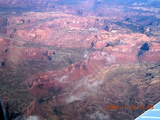 aerial Canyonlands area