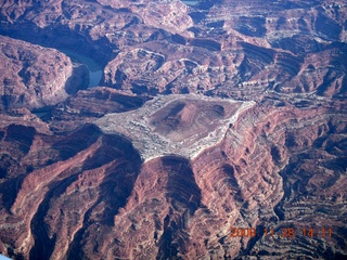 aerial Canyonlands area