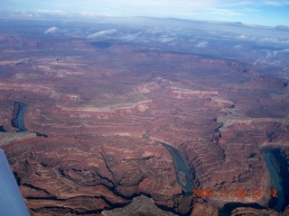 aerial Canyonlands area