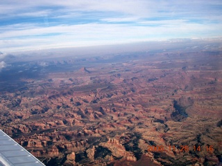 aerial Canyonlands area