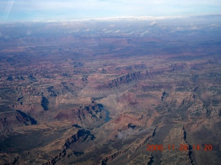 aerial Canyonlands area