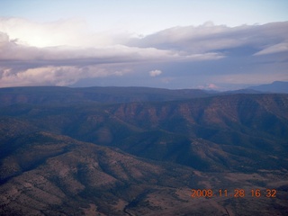 286 6pu. aerial clouds near Prescott