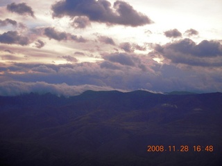 aerial clouds south of Grand Canyon