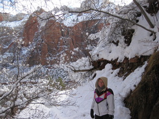 52 6qh. beth's Sunday zion-trip pictures - Zion National Park - Emerald Ponds hike - Debbie