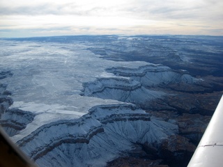 1126 6qh. beth's Sunday zion-trip pictures - aerial - Grand Canyon area