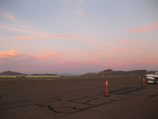 138 6qh. beth's Sunday zion-trip pictures - sunset in Phoenix