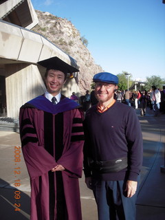 Jack Xu graduation - Jack and Adam