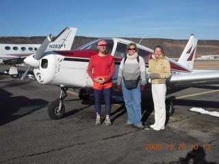 Adam, Beth, Debbie, N4372J at Saint George Airport (SGU)