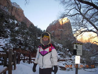 118 6ql. Zion National Park - Angels Landing hike- Debbie