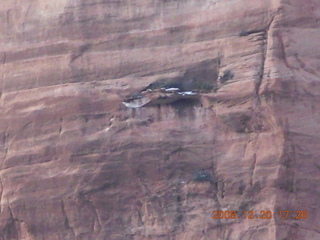 Zion National Park - cool-looking ledge zoomed way in
