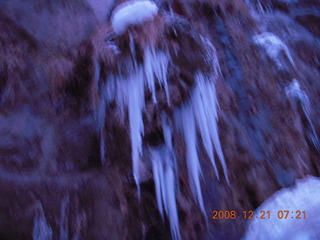 Zion National Park - icicles