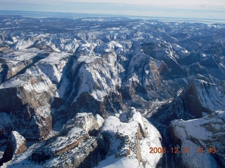 aerial - Zion National Park