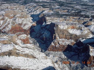 aerial - Zion National Park