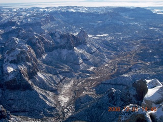 aerial - Zion National Park