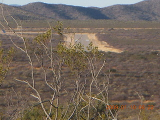 Tombstone run - road with moutains