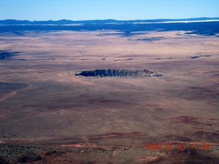 54 6rx. aerial - meteor crater