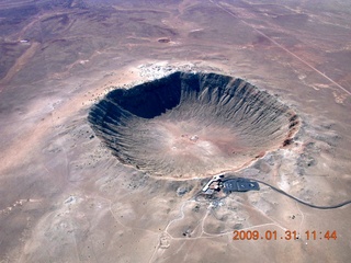 63 6rx. aerial - meteor crater