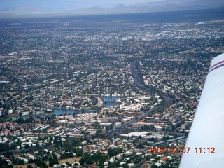 Coolidge trip with Sean and Kristina - aerial - Scottsdale where I live