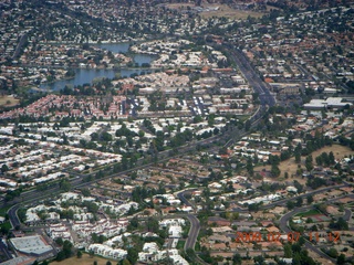 Coolidge trip with Sean and Kristina - aerial - my housing development in Scottsdale